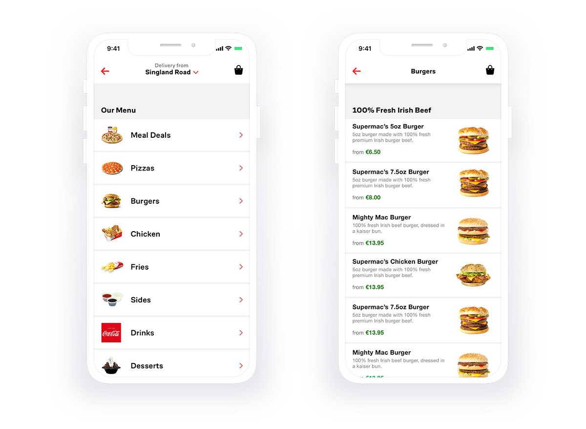 Menu Categories1